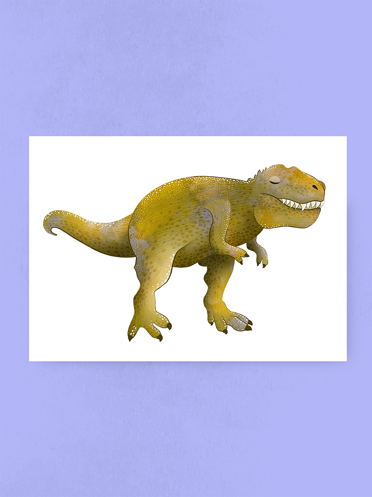 T-Rex, Art Print