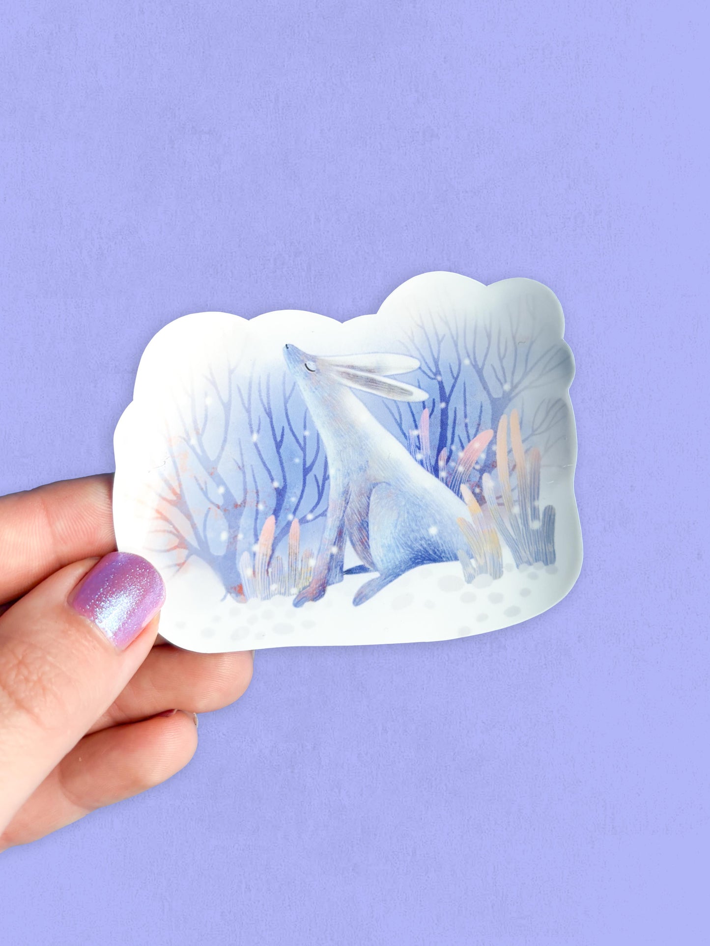 Vinyl Sticker - Winter Bunny