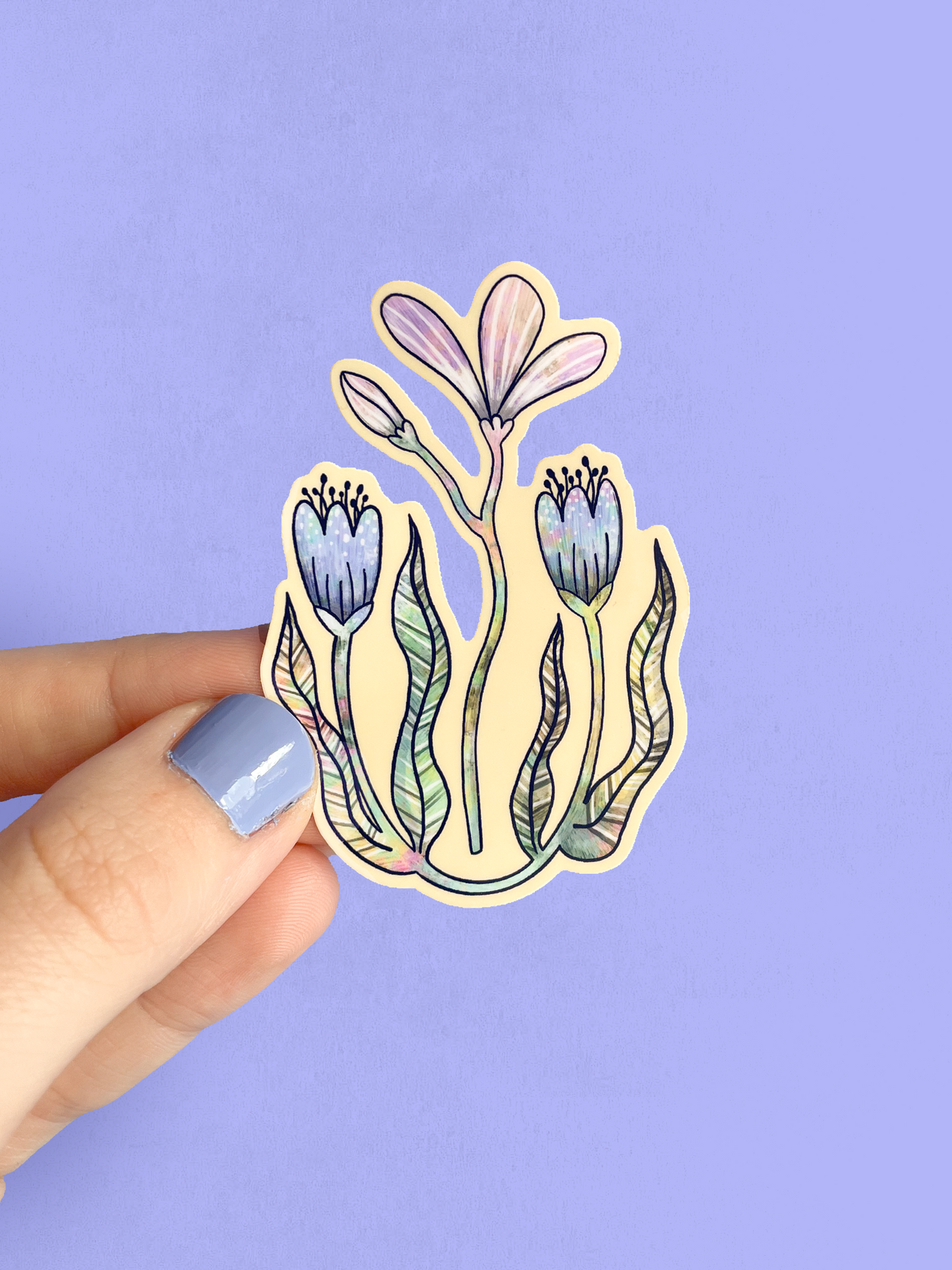 Vinyl Sticker - Magical Flowers