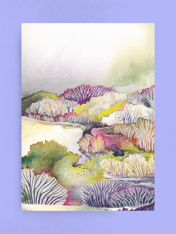 Moody Landscape I, Art Print