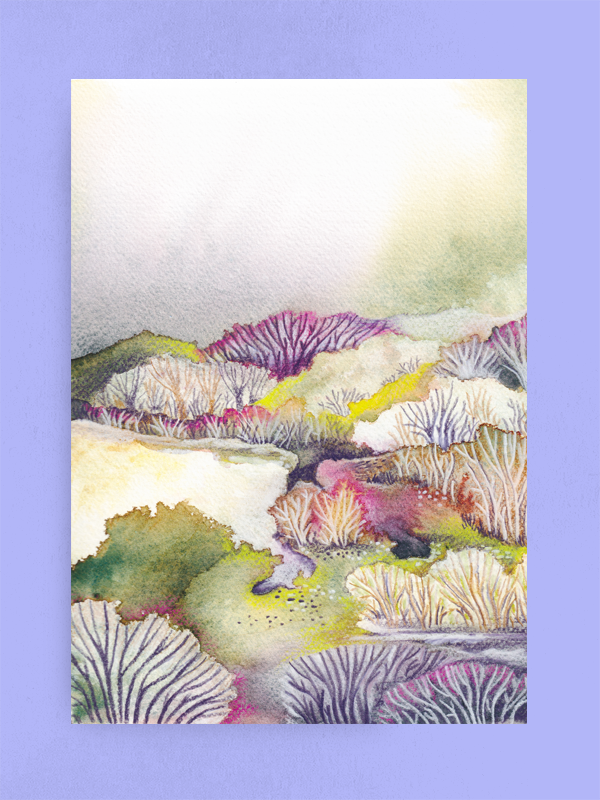 n*i様 【美品】NICENESS MOODY Moody Landscape I, Art Print – Rest and Paint