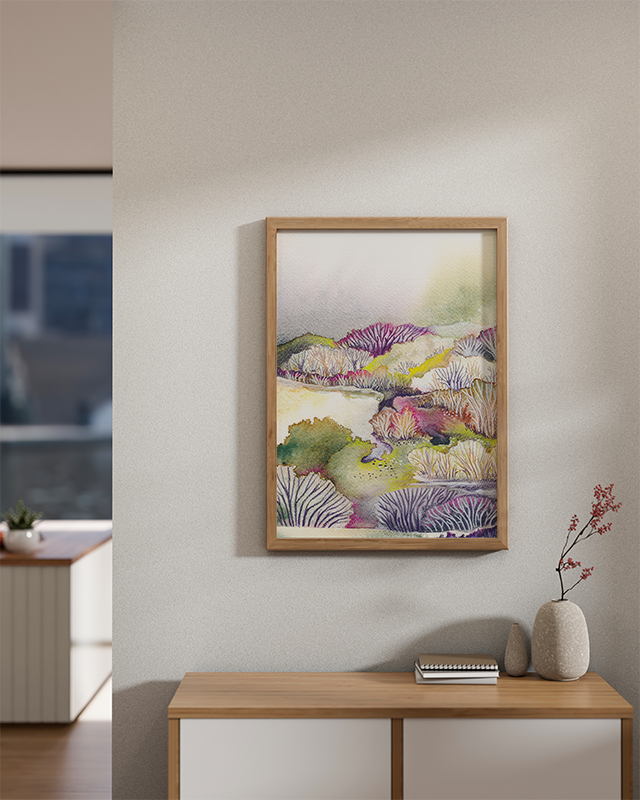 Moody Landscape I, Art Print