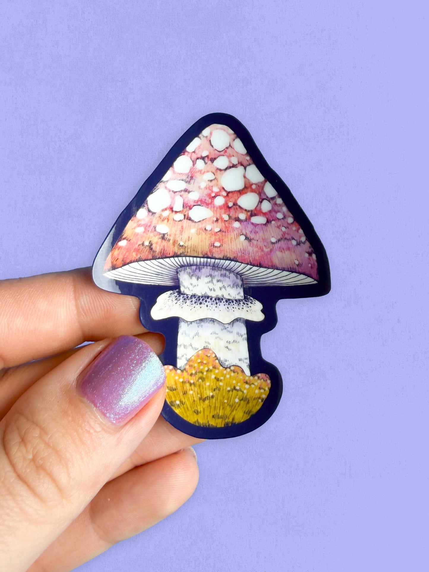 Vinyl Sticker - Toadstool