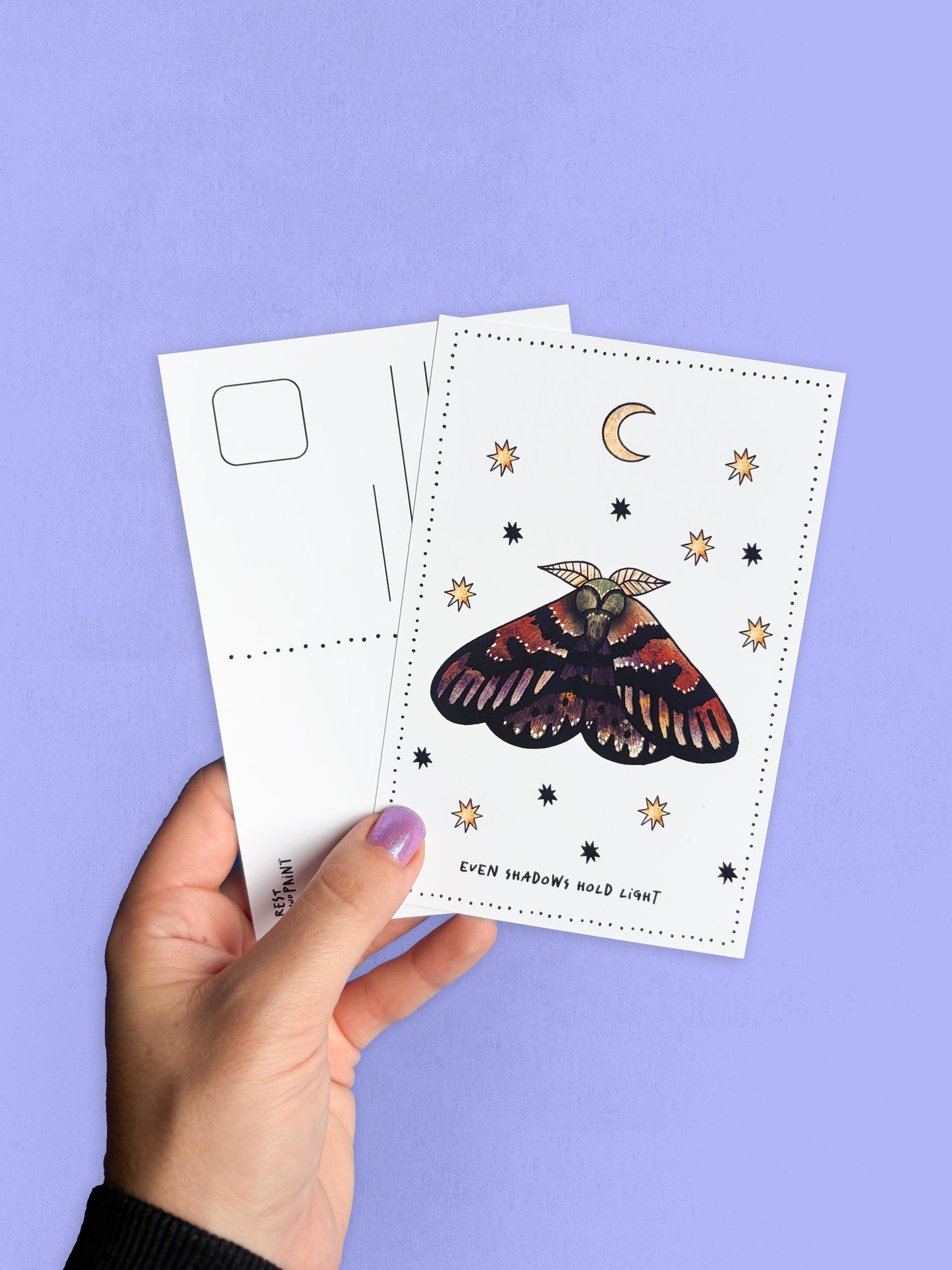Postcard - Moths