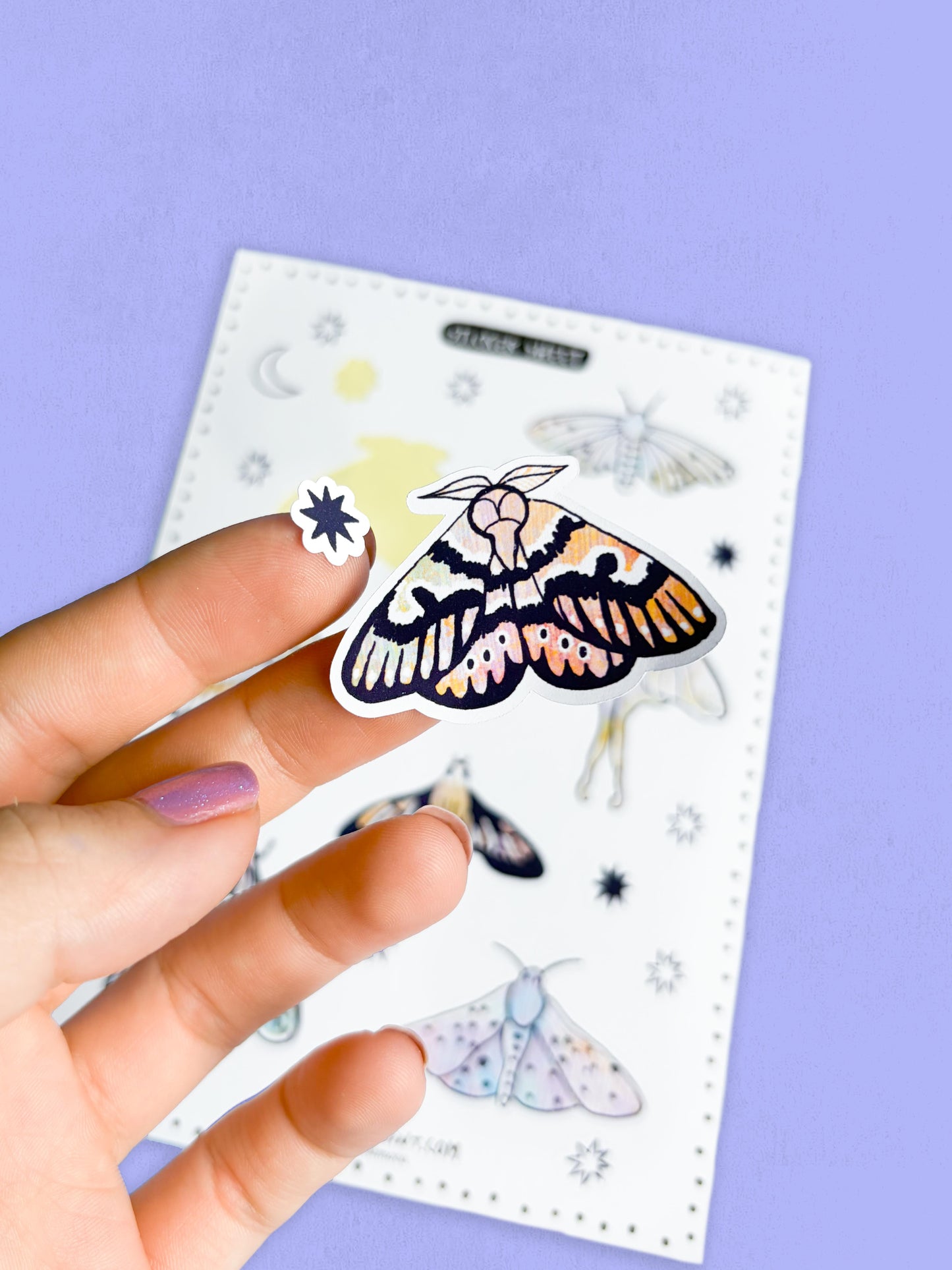 Sticker Sheet - Moths