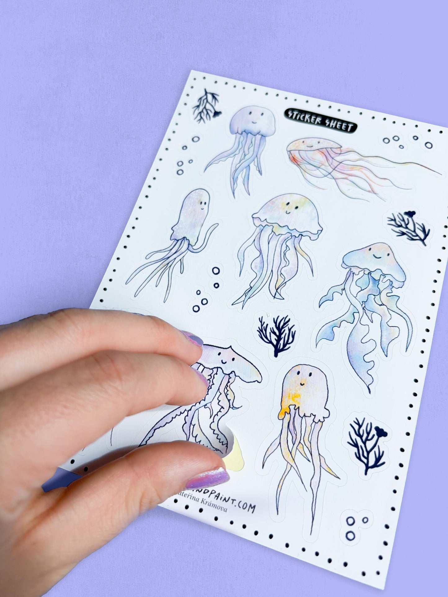 Sticker Sheet - Jellyfish