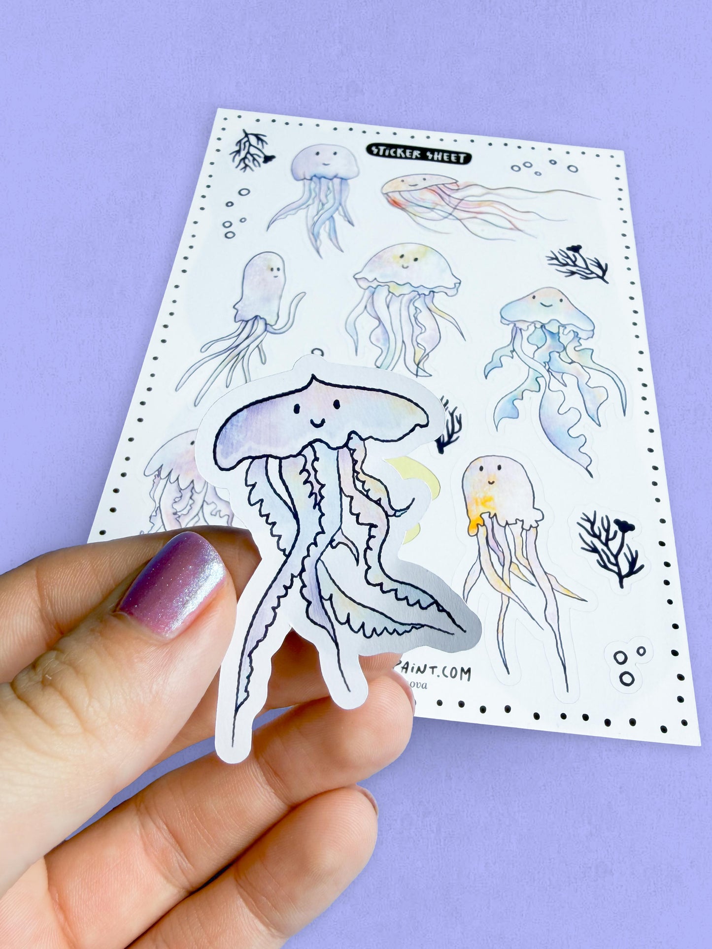 Sticker Sheet - Jellyfish