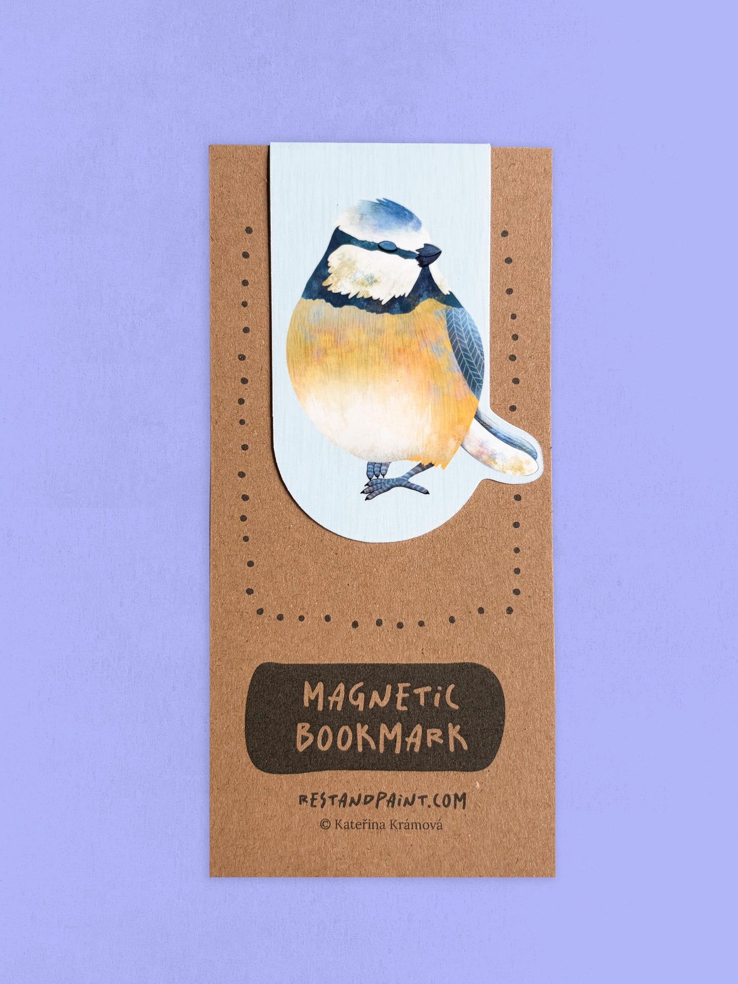 Magnetická záložka - Sýkorka