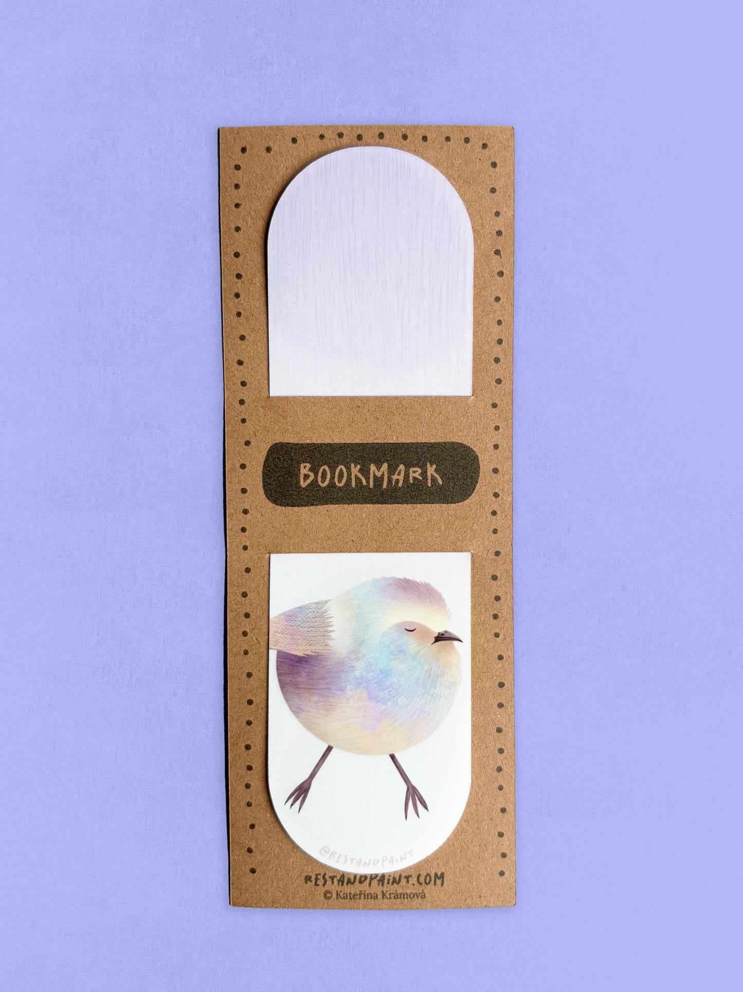 Classic Bookmark - Tit-warbler