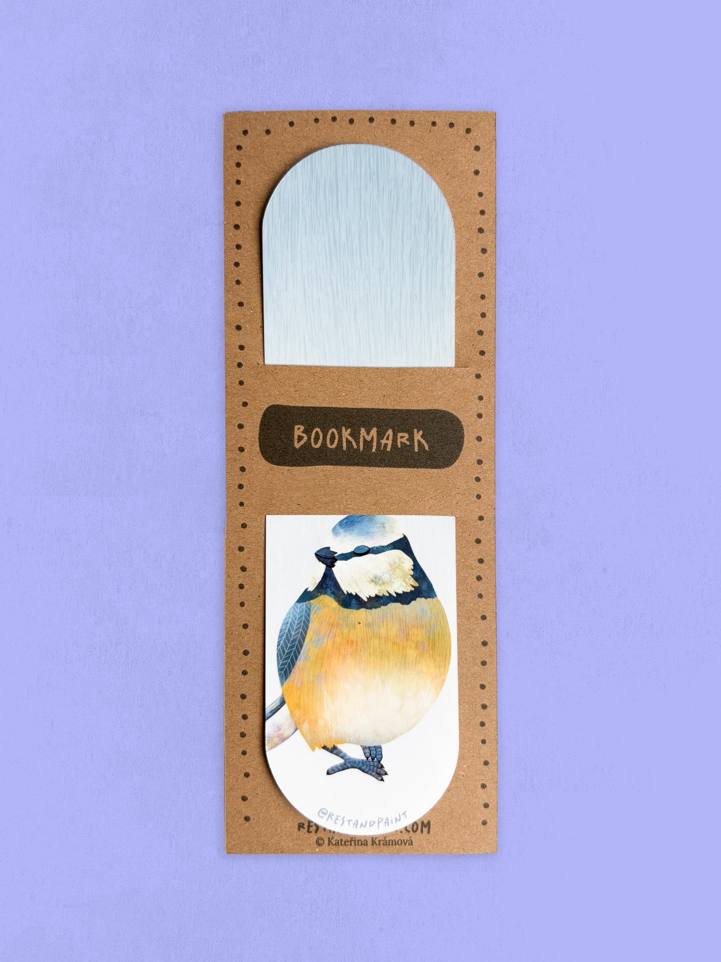 Classic Bookmark - Blue Tit