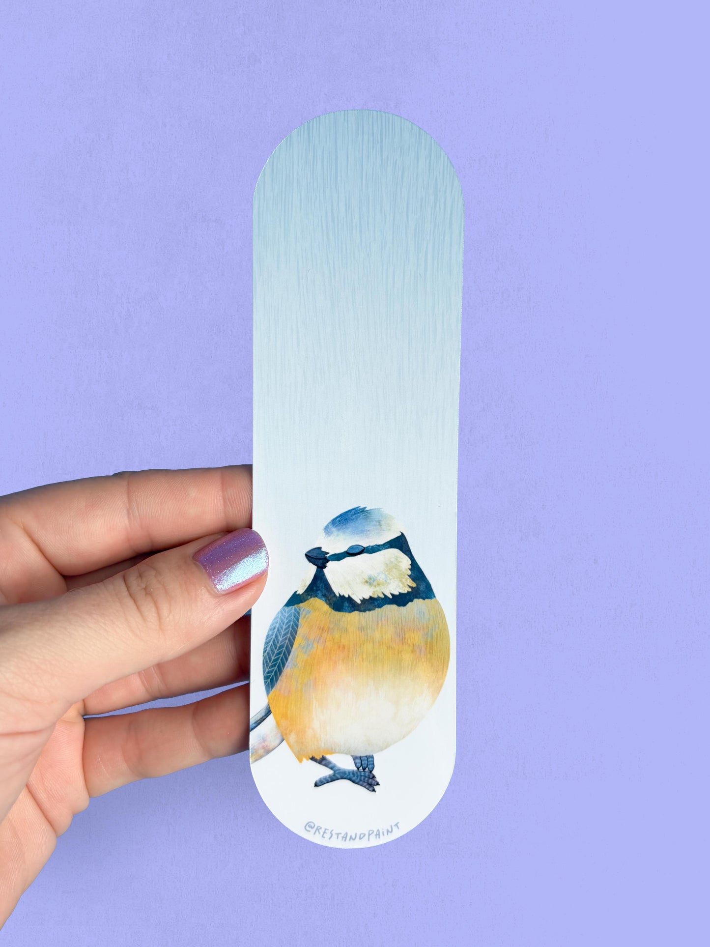 Classic Bookmark - Blue Tit