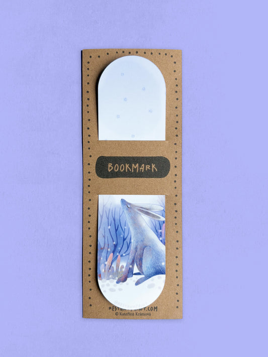 Classic Bookmark - Winter Bunny