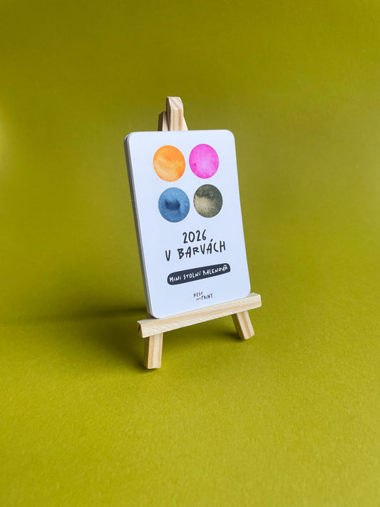 Mini Desk Calendar 2026 - Color Inspiration
