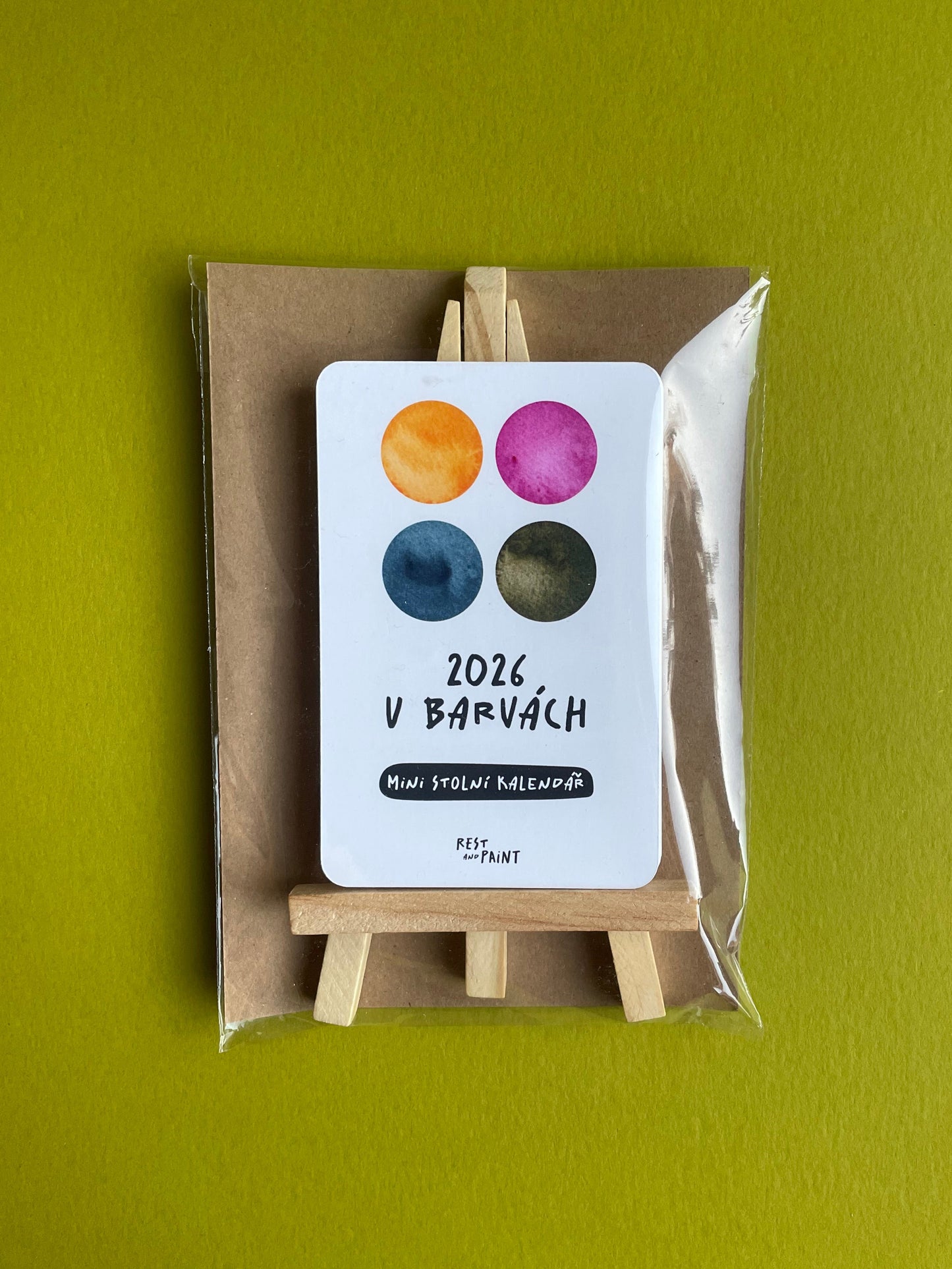 Mini Desk Calendar 2026 - Color Inspiration