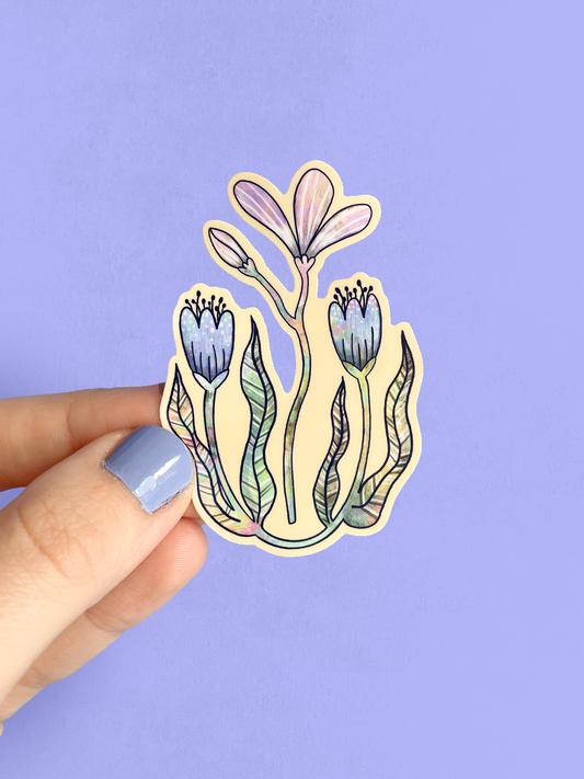 Vinyl Sticker - Magical Flowers
