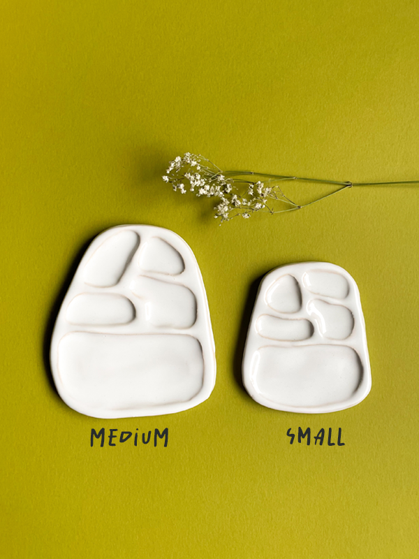 Mixing Ceramic Palette