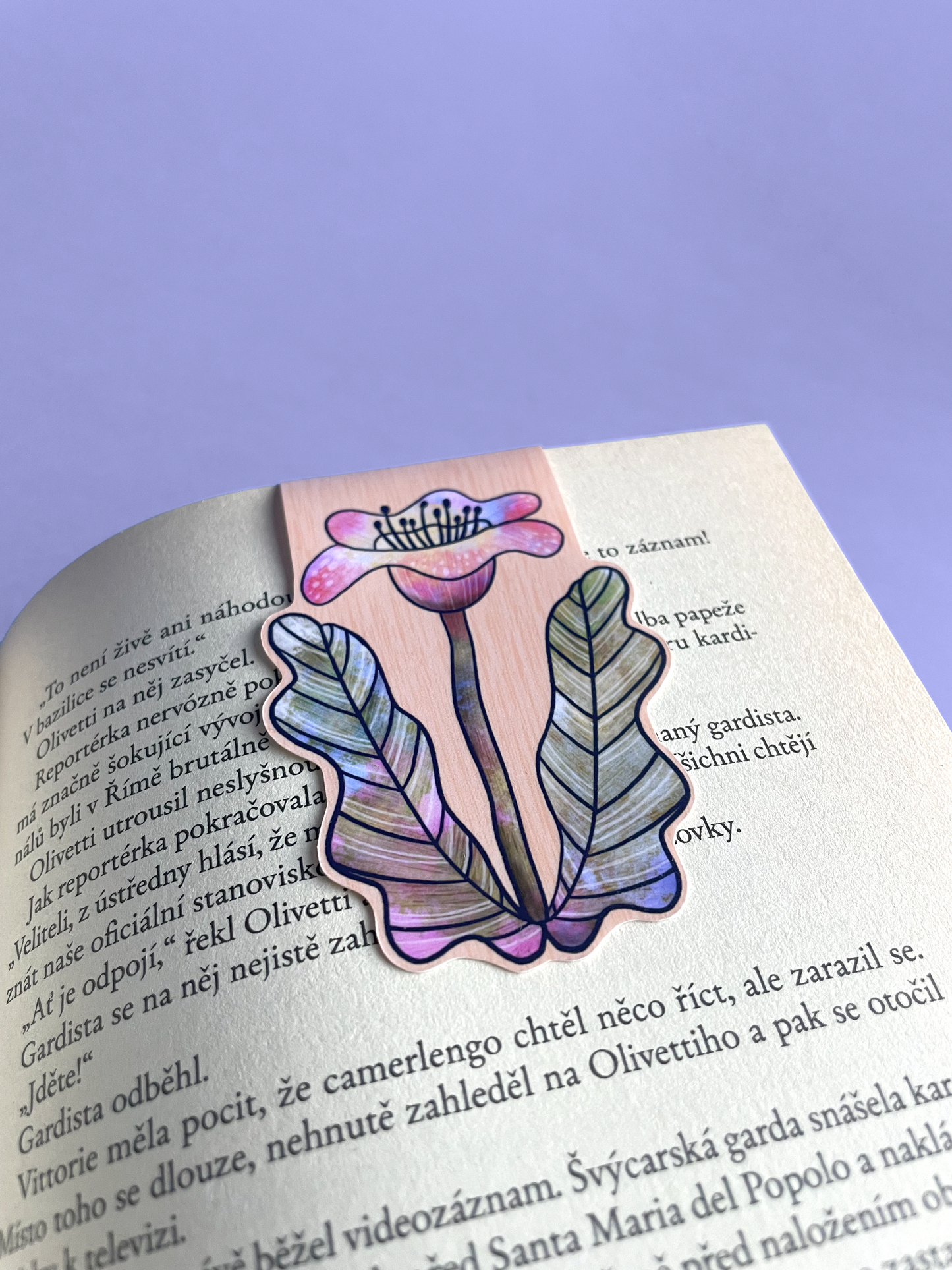 Magnetic Bookmarks – Flowers – Set of 2