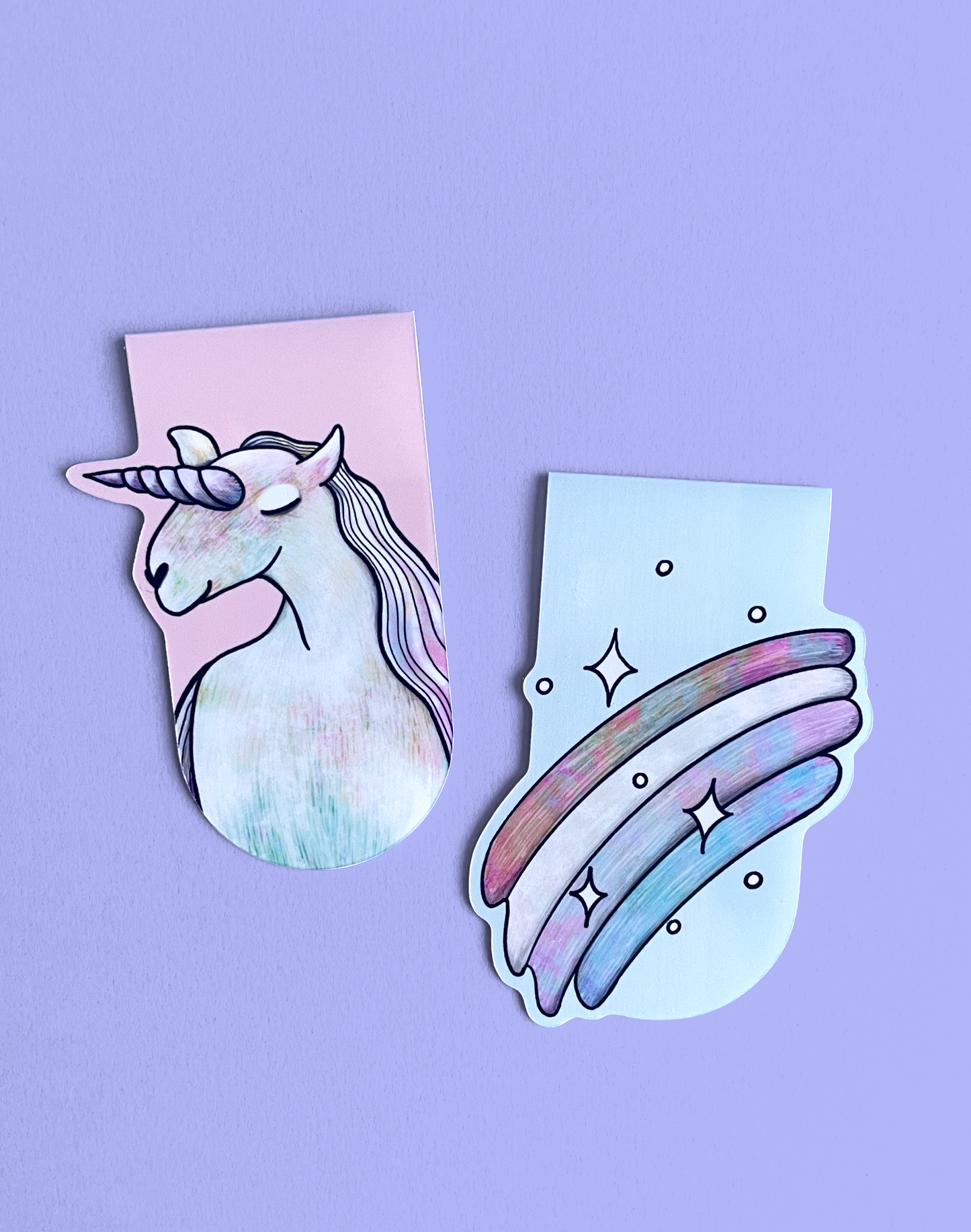 Magnetic Bookmarks – Unicorn – Set of 2