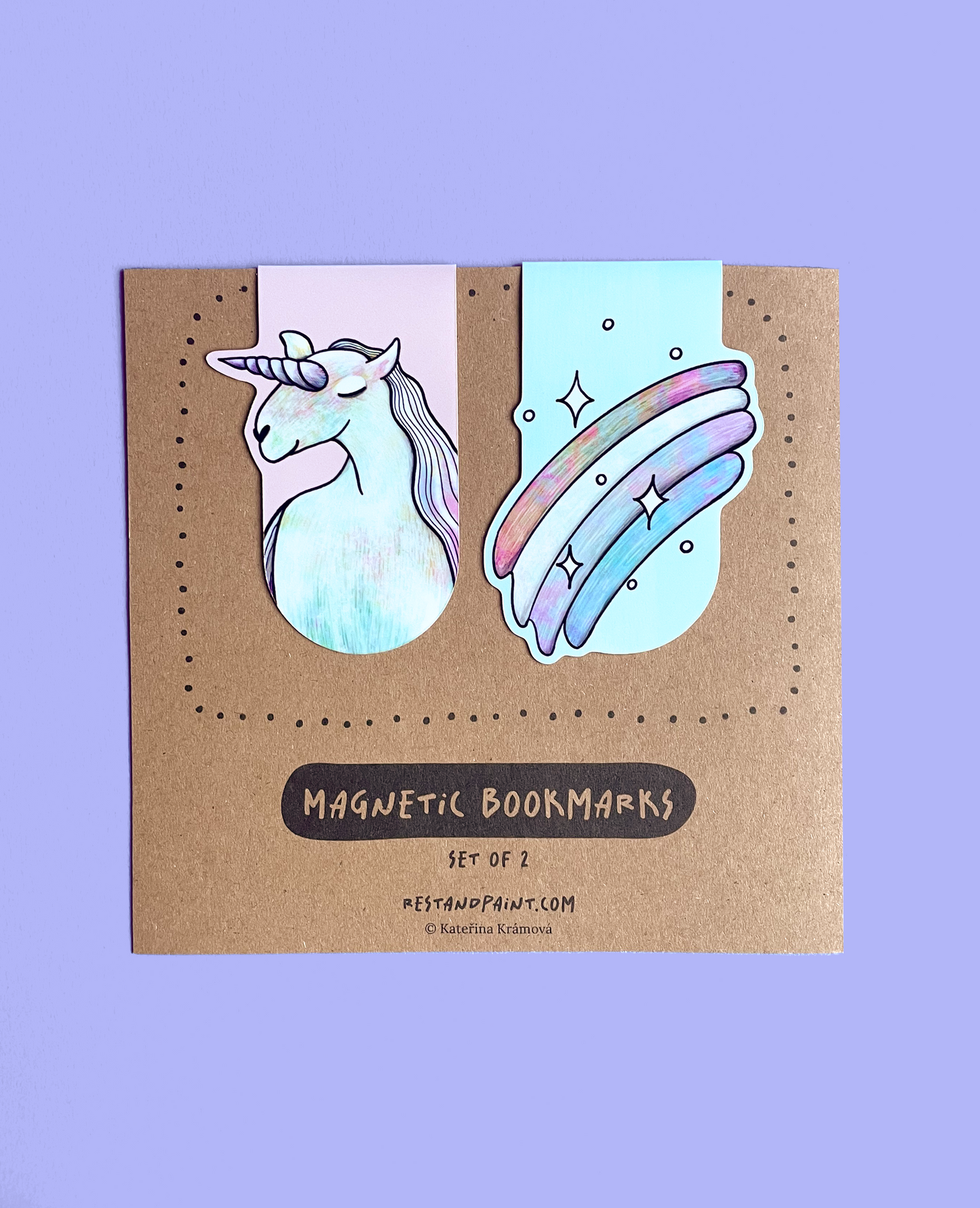Magnetic Bookmarks – Unicorn – Set of 2